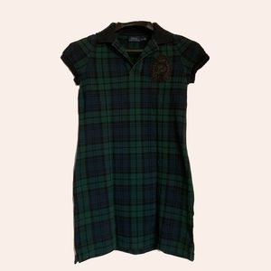 Ralph Lauren 💚Plaid Polo Shirt / Tunic in Sz XS